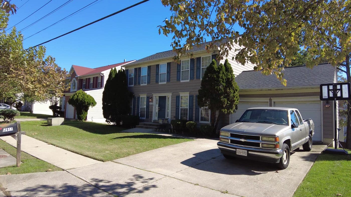 A colonial on a Cheverly street