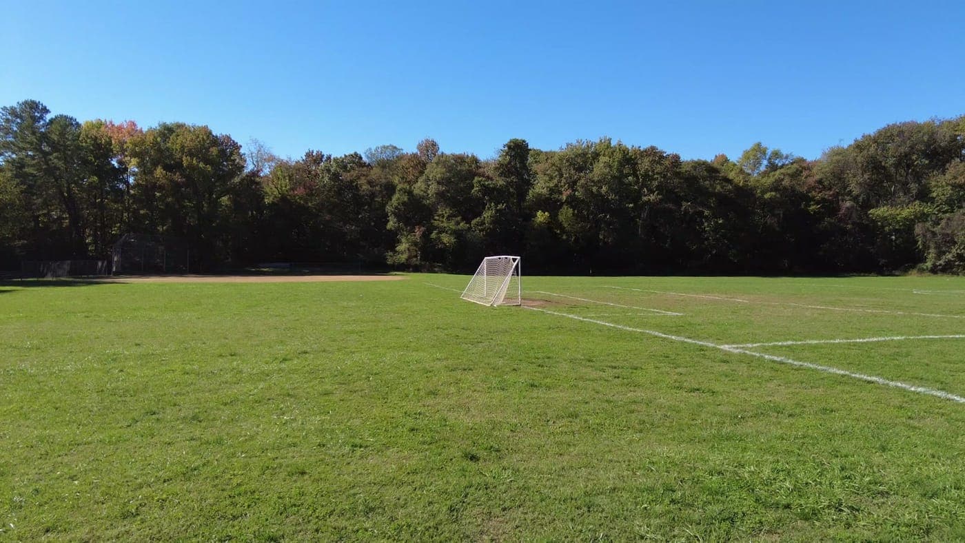 Soccer fields at Cheverly-Euclid Street Park