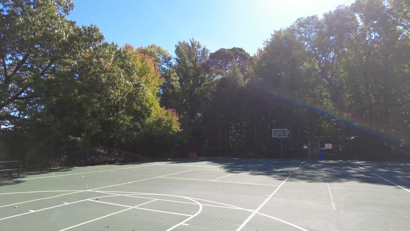 Basketball courts at Cheverly Town Park